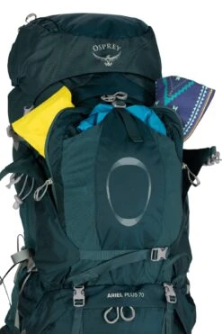 Osprey Ariel Plus 70 Fjellsekk Dame -Osrey Butikk Ariel Plus 70 S21 Detail6 Night Jungle Blue web