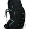 Osprey Ariel Plus 85 Fjellsekk Dame -Osrey Butikk Ariel Plus 85 S21 Side Black web
