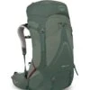 Osprey Aura AG LT 65 Tursekk Dame -Osrey Butikk AuraAGLT65 S23 Side KoseretDarjeelingSpringGreen10004700 web