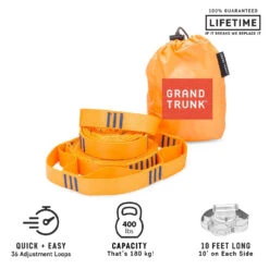 Opphengstau Til Hengekøye -Osrey Butikk Grand Trunk Straps Opphengstau Orange