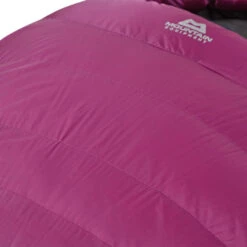 Mountain Equipment Glacier 1000 Sovepose (Dame) -Osrey Butikk Mountain Equipment Glacier 1000 Sovepose Dame Foxglove detalj