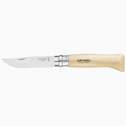 Opinel N°08 Stainless Steel + Sheath -Osrey Butikk Opinel No08 Stainless Steel Lommekniv