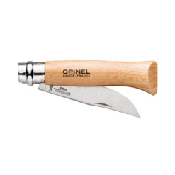 Opinel N°08 Stainless Steel Lommekniv -Osrey Butikk Opinel No 08 Stainless Steel Lommekniv Beech foldet