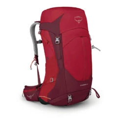 Osprey Stratos 44 (Herre) -Osrey Butikk Osprey Stratos 44 dagstursekk herre Poinsettia Red