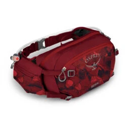 Osprey Seral 7 Sykkelbelte M/ Drikkesystem -Osrey Butikk Osprey Seral 7 Claret Red