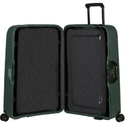 Samsonite Magnum Eco Trillekoffert (76 Cm) -Osrey Butikk Samsonite Magnum Eco Trillekoffert 76cm Forest Green aapen innsiden
